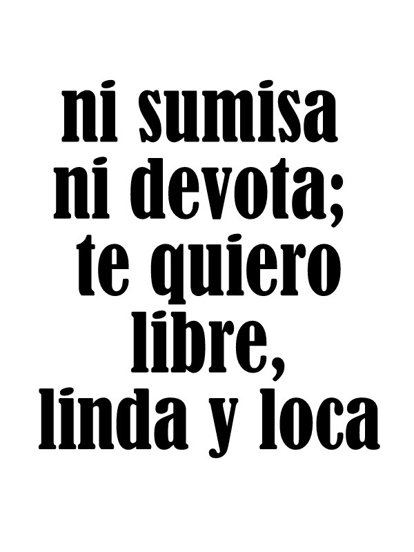 libre, linda y loca C: 