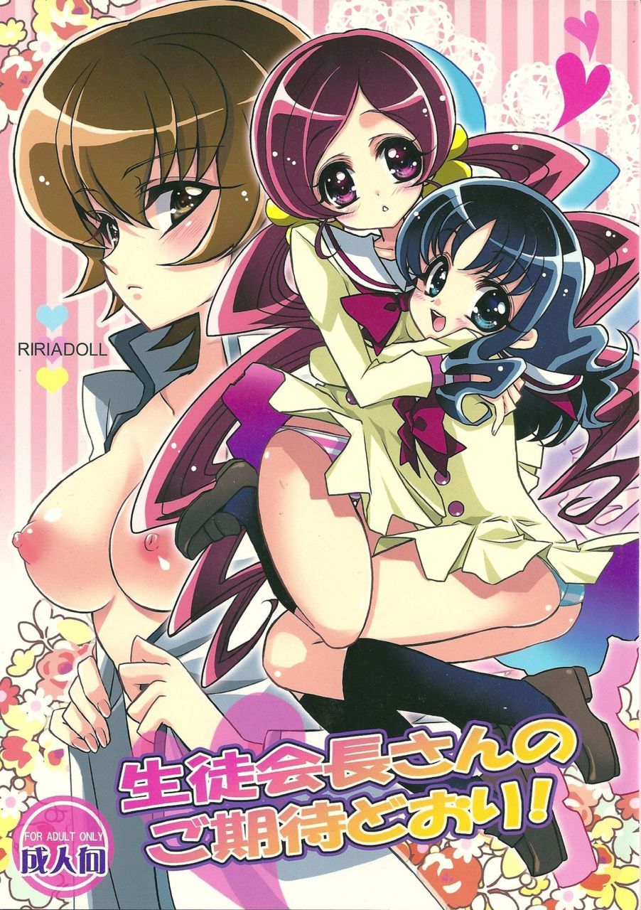 Seitokaichou no Gokitai Douri! by RIRIADOLL A Heart Catch Precure! yuri doujin that