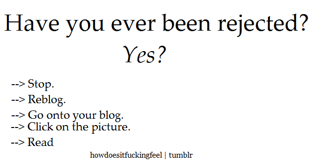 howdoesitfuckingfeel:  You should do it. 