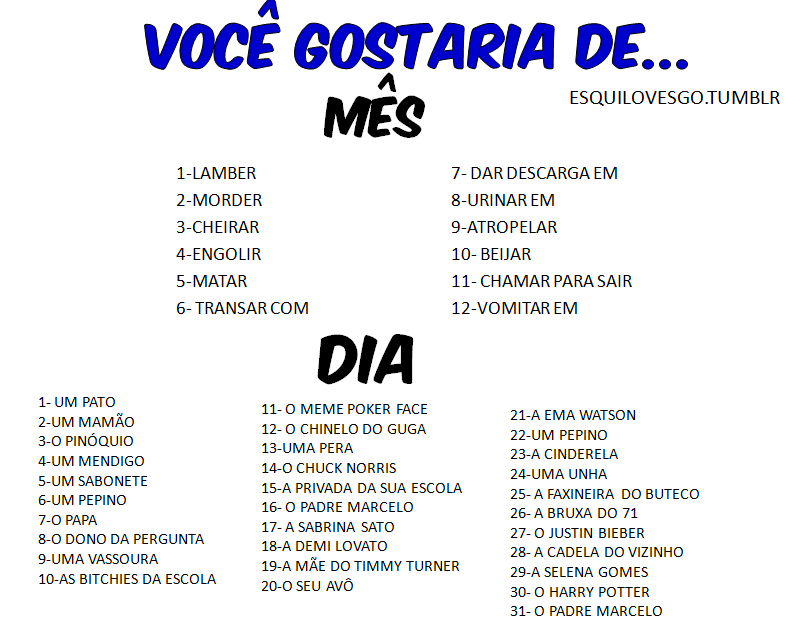  VENHAAAAAAAM POR FAVOOOOOOOOOOOOOR *0* 