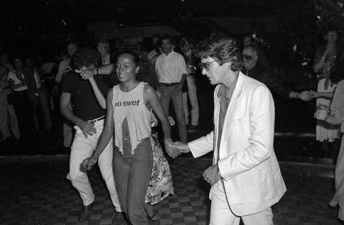 [ Diana Ross and Richard Gere at Studio 54 ]