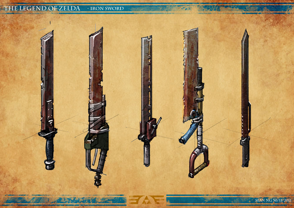 dogbomber:  Post Apocalypse Zelda, Part 2 A few developmental sketches on the characters,