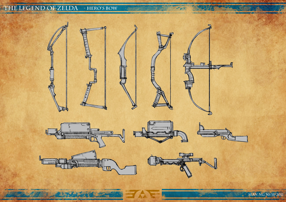 dogbomber:  Post Apocalypse Zelda, Part 2 A few developmental sketches on the characters,
