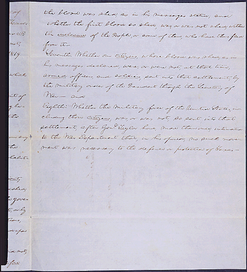 Spotty Lincoln Congressman Abraham Lincoln drafted this resolution asking President Polk to prove that the spot where American and Mexican troops clashed was really in the United States. Polk used the incident to lead the nation into war, which...