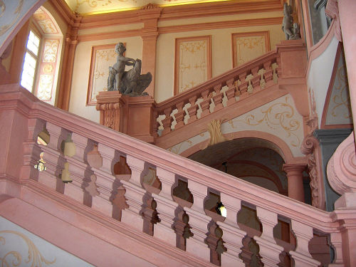 a-l-ancien-regime:Imperial staircase leading into the Melk Abbey, Austria