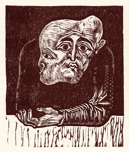 unjustlyunread:
“A woodcut by Russell Edson, from The Brain Kitchen (1965).
(It’s a shame that The Tunnel, the only readily available anthology of Edson’s oeuvre, doesn’t feature any of his woodcuts or drawings that appeared in the original...