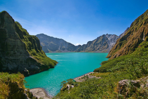 by chylle on Flickr.Mount Pinatubo Crater Lake - Luzon Island, Philippines.