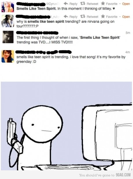 9gag:  Smell like dead people.. 
