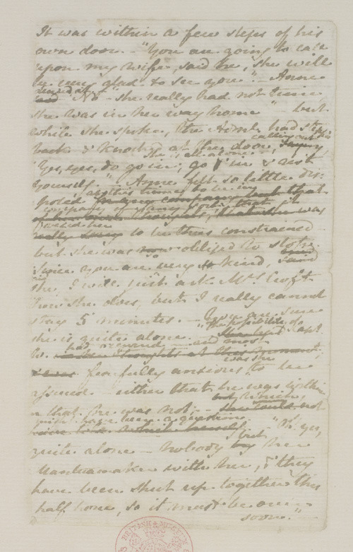 bookshavepores:  Jane Austen’s handwritten manuscript of Persuasion 