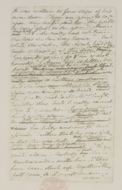 bookshavepores: Jane Austen&rsquo;s handwritten manuscript of Persuasion