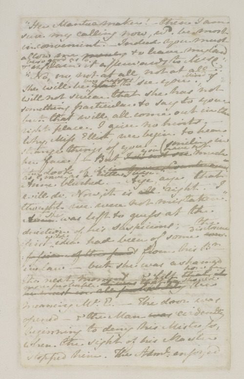 bookshavepores:  Jane Austen’s handwritten manuscript of Persuasion 