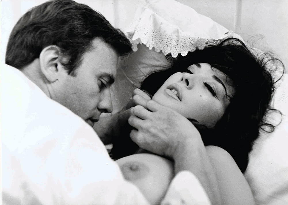 talent-only:  Jean-Louis Trintignant and Sylvie BréalL’homme qui ment | 1968