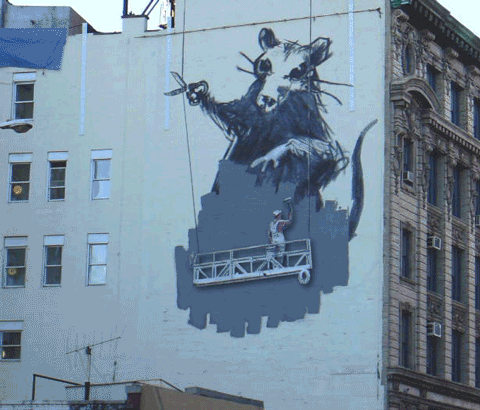 abvh:   Animated Banksy #4  