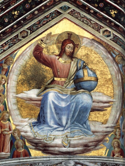 cavetocanvas: Fra Angelico, Christ in Majesty, St. Brizio Chapel,1447