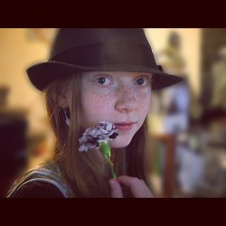 This is our beautiful Lydia today! Fourteen today! Happy birthday sweetie! (Taken with instagram)