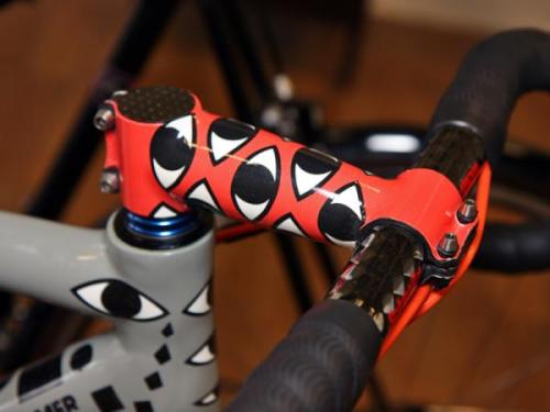 AX-Lightness stem is painted to match on this Ruegamer (via Photos | Cyclingnews.com)