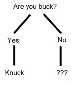 earthisalie:  Knuck If You Buck Flowchart