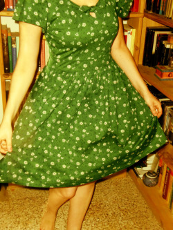 Ecstasyinstants:   Self-Portrait (From The Green Dress Series) © Kansas Sire  