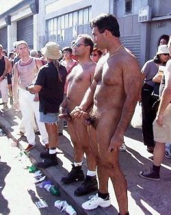 Naked guys in groups