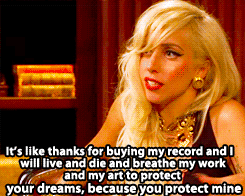 gagasdollbaby:  artpopmonsters:  im crying dont do this to me  Ugh I love you