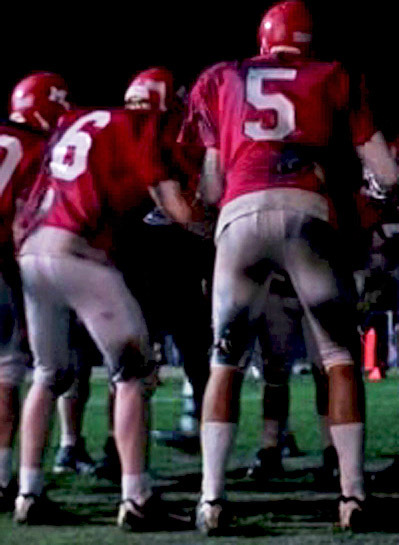 Chord Overstreet’s (6) and Cory Monteith’s (5) ass.