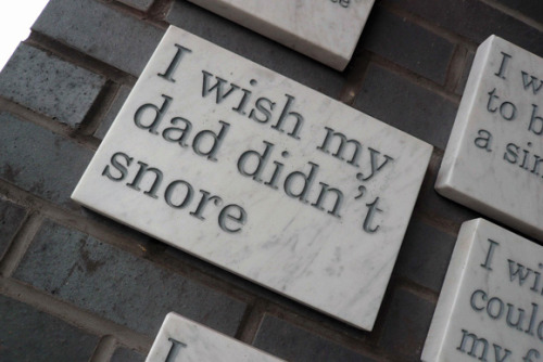 serendipitousromance:  Gordon Young, Wall of Wishes, 2007.