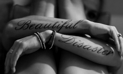 Im really thinking about getting a tattoo just like this but not the same words though