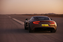 automotivated:  Aston Martin One-77 Launches at Virgin Galactic’s Spaceport America (by Classic Driver)