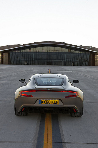automotivated:  Aston Martin One-77 Launches at Virgin Galactic’s Spaceport America (by Classic Driver)