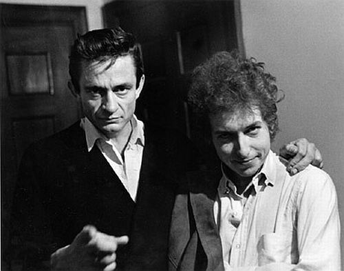 filmcrack:  Johnny Cash and Bob Dylan 