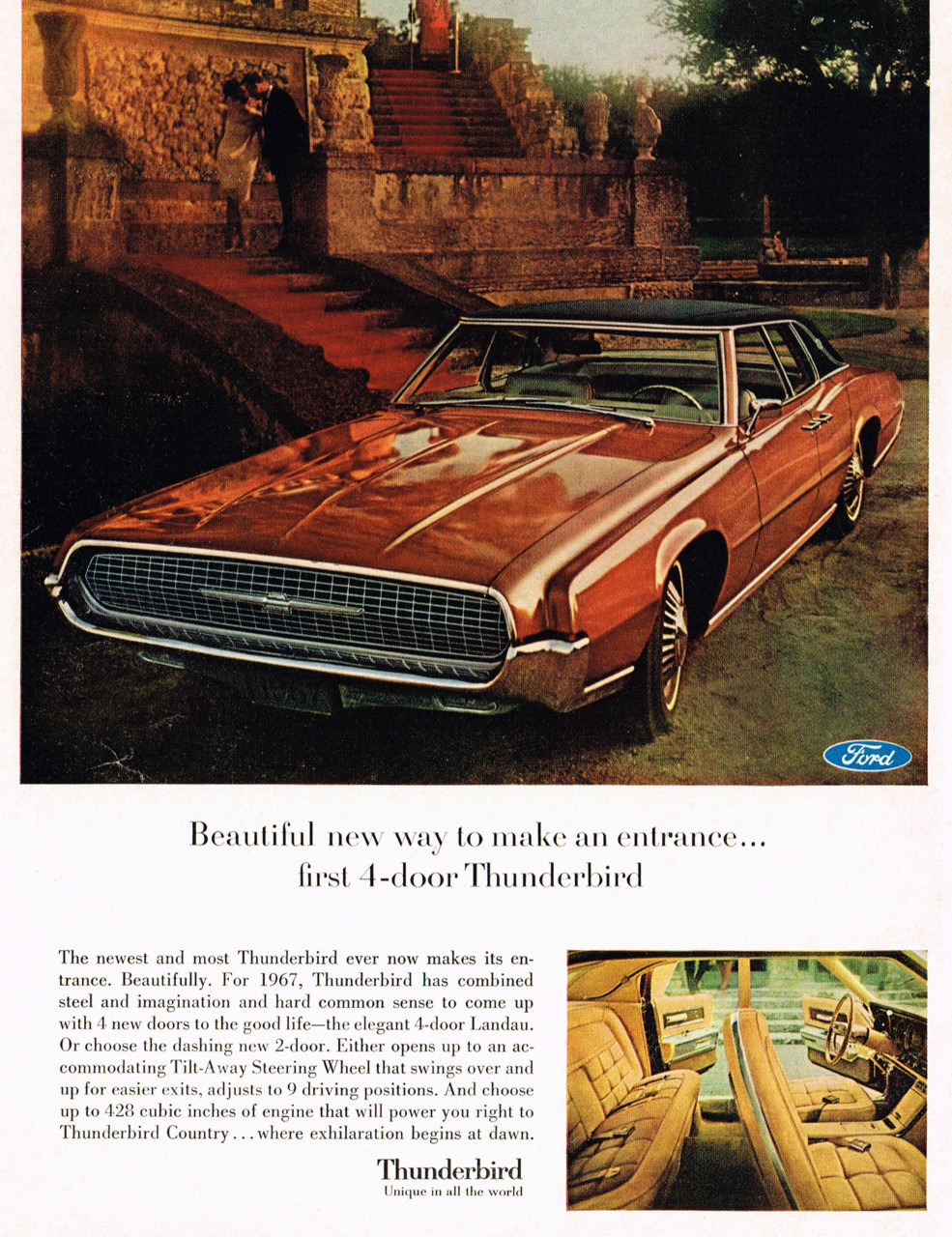  1967 Ford Thunderbird 4-Door, with suicide doors 
