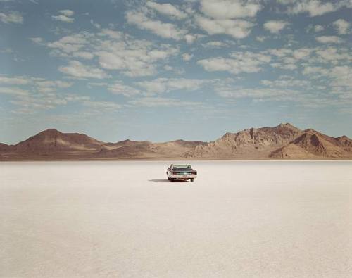 perpetualsnow: Richard Misrach:  Chrysler Newport, Bonneville Salt Flats, Utah 1992