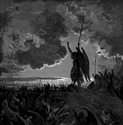 llgf:llgf: Satan by Gustave Doré in Paradise Lost. 