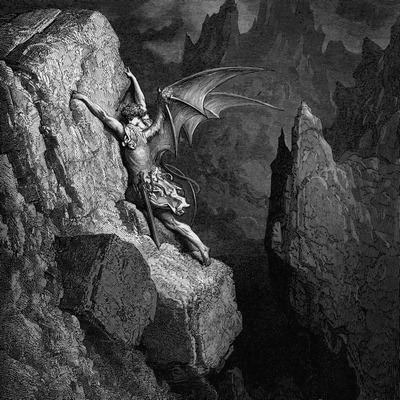 llgf:llgf: Satan by Gustave Doré in Paradise Lost. 