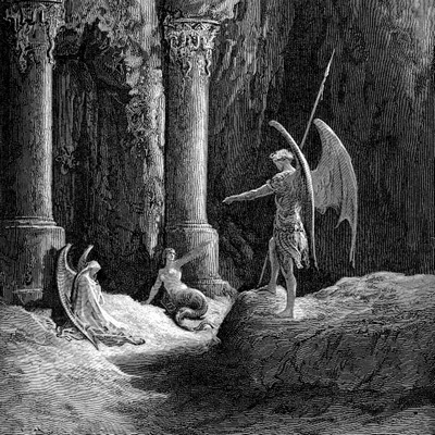 llgf:llgf: Satan by Gustave Doré in Paradise Lost. 