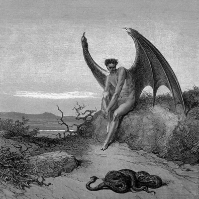 llgf:Satan by Gustave Doré in Paradise Lost.