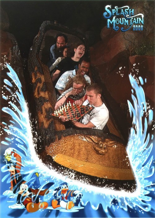 vixxey:  thisgingersnapsback:   I will never not reblog this.   do you think the ride attendant’s ever just know someone’s gonna get on the log and pull this shit? 