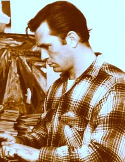 loverofbeauty:  Jack Kerouac typing 