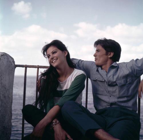 dreambigdarling:Alain Delon & Claudia Cardinale, 1960’s