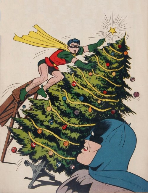 vintagemarlene:batman and robin xmas