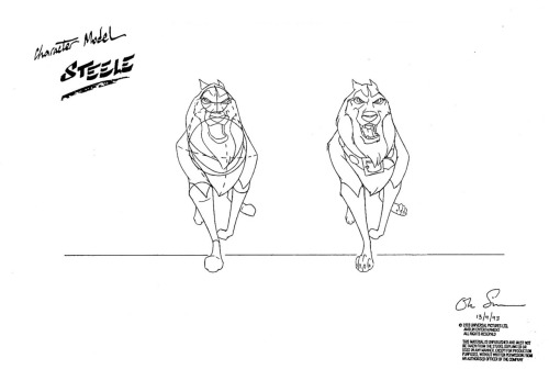 animationart:Steele Model Sheets