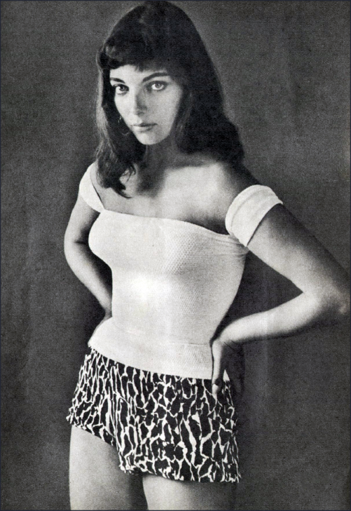 Joan Joan Collins from Europes Top Pin Ups magazine 1956