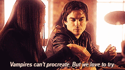 poisonrain:  Delena alphabet.  Vampire.  If you come back as a vampire, I’ll