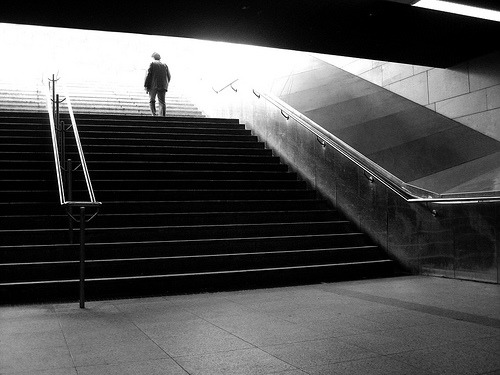 black-and-white:  does beauty make you sad? (by slipper buddha) 