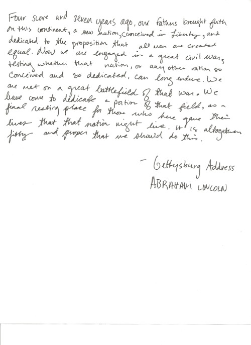 iamateenagefeminist:Jacob and I don’t agree on who’s hand writing is better. He thinks his is, and I