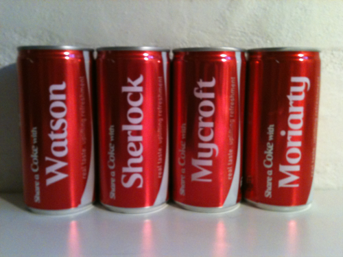 majesticseducer: bakerstreetbabes: suddenlyfalling: dajokingkid: Share a Coke with Sherlock “S