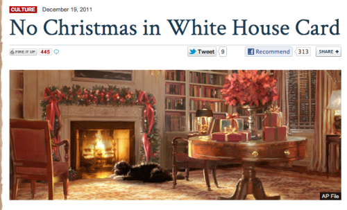 sanityscraps:reallyfoxnews:Obama, the Muslim president, intentionally ignores Christianity as the of