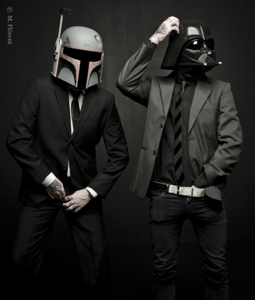 iheartstarsandbows:  I came.  To my friends, this is my girlfriend and me. I’m Darth Vader, she’s Boba Fett.
