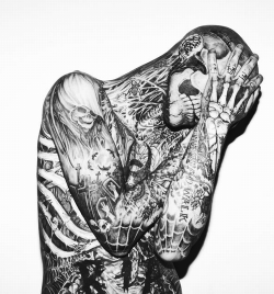 hail-misanthropy:  Rick Genest &lt;3 