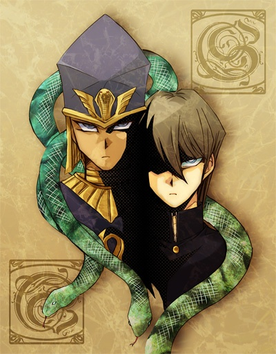 sarroora:  Seto Kaiba/Priest Set fanart from the Internet 